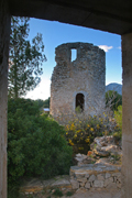 Ruïne van de windmolens Javea - Costa Blanca - Spanje